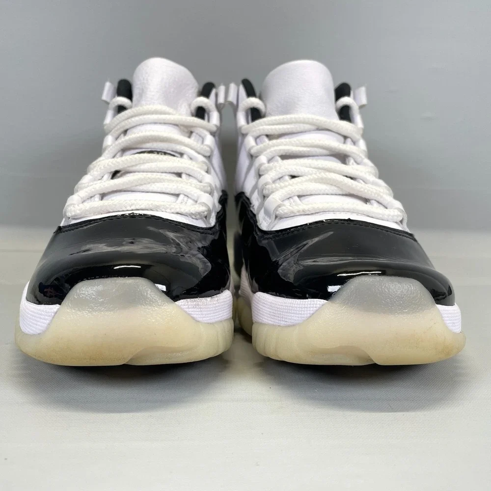 Air Jordan 11 Retro DMP Gratitude Basketball Shoes Mens Size 7.5 White Sneakers